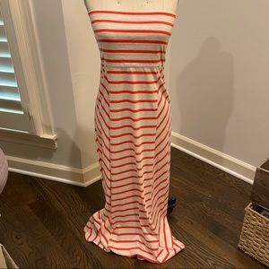 Roxy striped maxi skirt or dress knit garment size medium